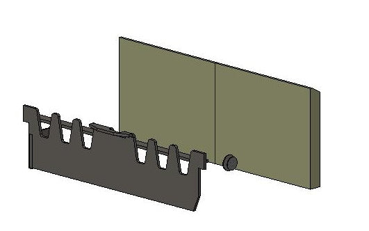 Wood Conversion Kit - Double Door (CEvII) - JHH0609