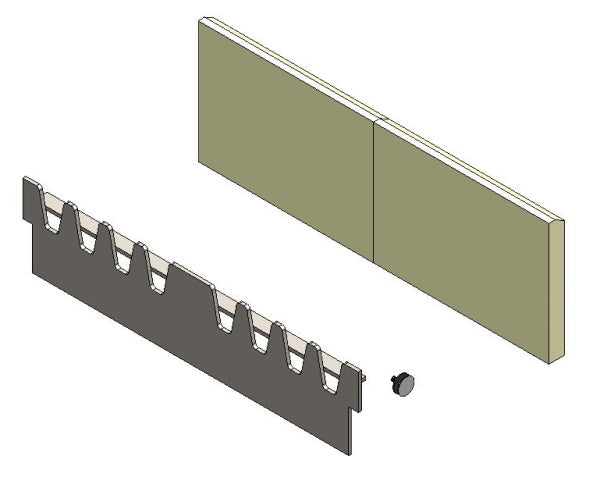 Wood Conversion Kit - Single Door (CE and CEvII) - JHH0817