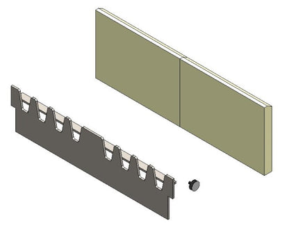 Wood Conversion Kit - Single Door (CE and CEvII) - JHH0817