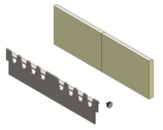 Wood Conversion Kit - Single Door (CE and CEvII) - JHH0817