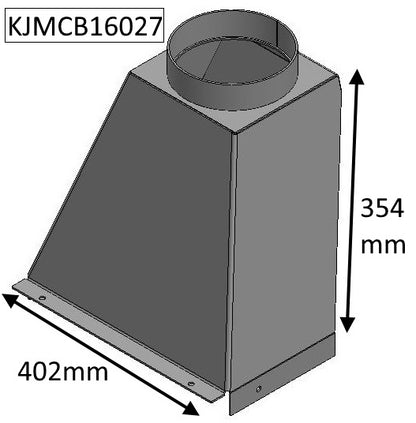 Flue Gather - Staggered - 16" Standard - CVJMCBFG0016S