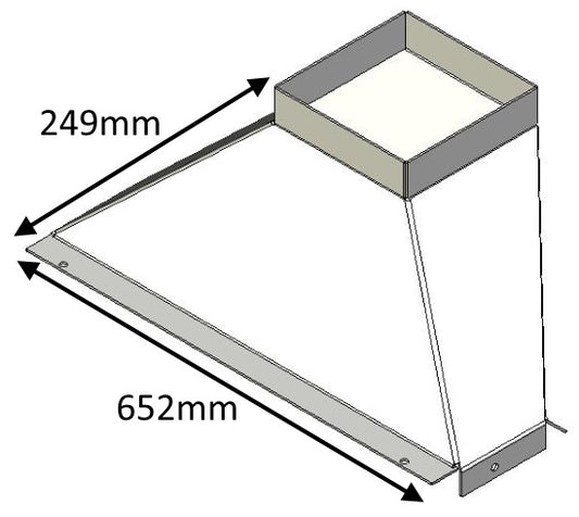 Flue Gather, Staggered - 600 Universal and Low - CVJMCBFG0600S