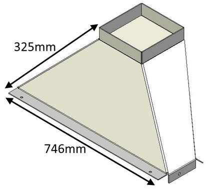Flue Gather, Staggered - 700 Universal and 700 Low - CVJMCBFG0700S