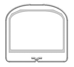 Side Plate, Left hand - Aspect 5 Compact (Eco MK1) - ACMF05ARRT003
