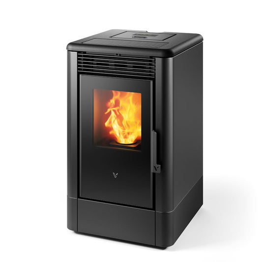 Selma 7Kw- 2,5kw Black Pellet Stove (SSENSUM)