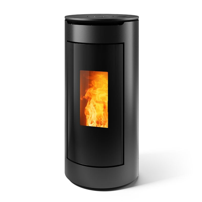 Sibilla VIP 7kw or 9Kw Quite Black Pellet Stove (SSVNS6M)
