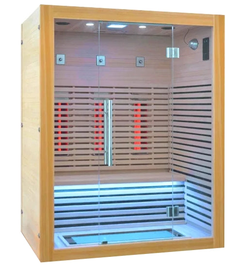 Beech 3 Persons Outdoor Canadian Hemlock Sauna