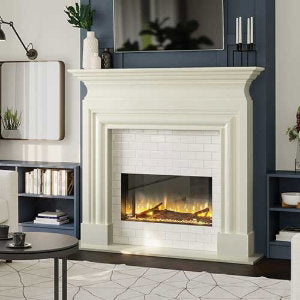 Turkish Limestone and black granite Surrounds