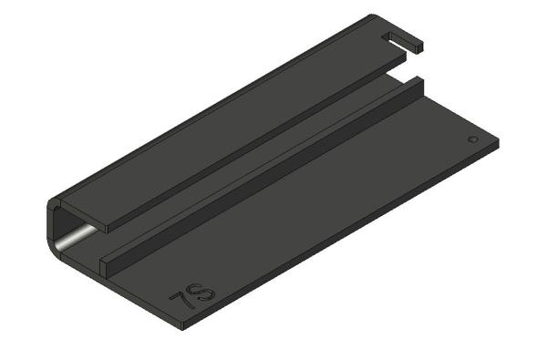 Side Plate, Left hand - Aspect 7 (Eco MK1) - ASMF07ARRT003