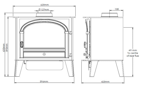 Consort 7 Natural Gas (Single Door)
