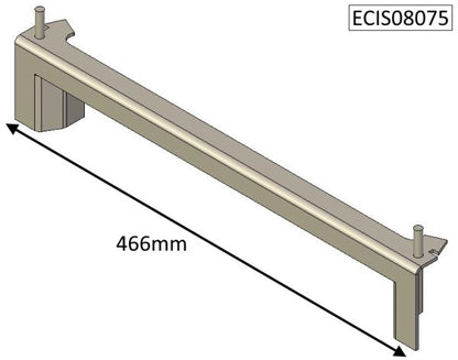 Multifuel Front Support - Aspect 8 Slimline - ECIS08075