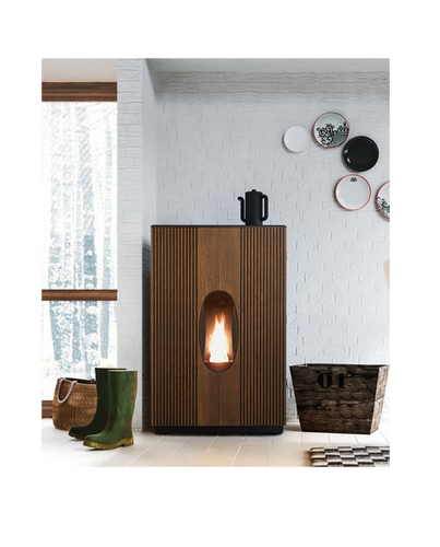 CTL 26Kw Elodie Slim Pellet Boiler Stove