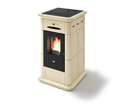 Eva Calor 8kw Alina Ceramic Pellet Stove