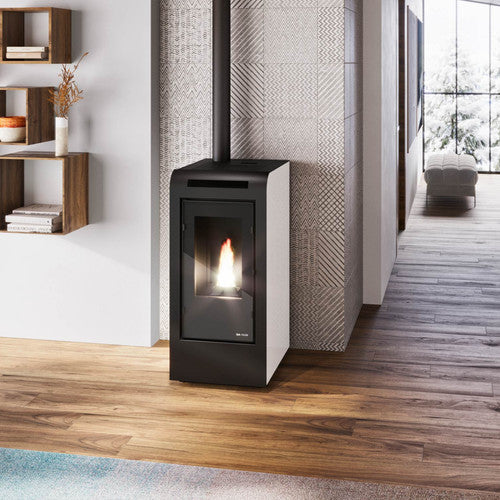 Eva Calor Rosa 10kw Pellet Stove DUCTED