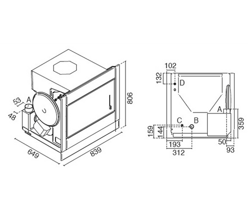 16.5kw Saturno Inset Pellet Boiler
