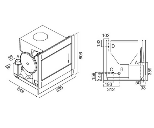 22kw Saturno Inset Pellet Boiler