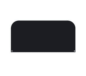 Floor Sheild 600x300mm Steel 3mm thinkness