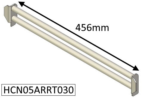 Fuel Retainer Bar, Stainless - HCN05ARRT019S