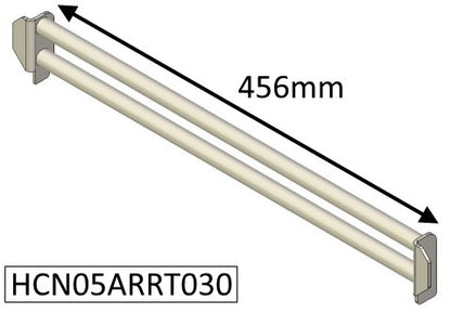 Fuel Retainer Bar, Stainless - HCN05ARRT019S