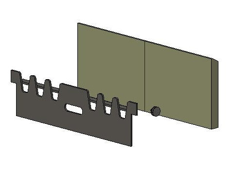 Wood Conversion Kit - Single Door (CEvII) - JHH0612