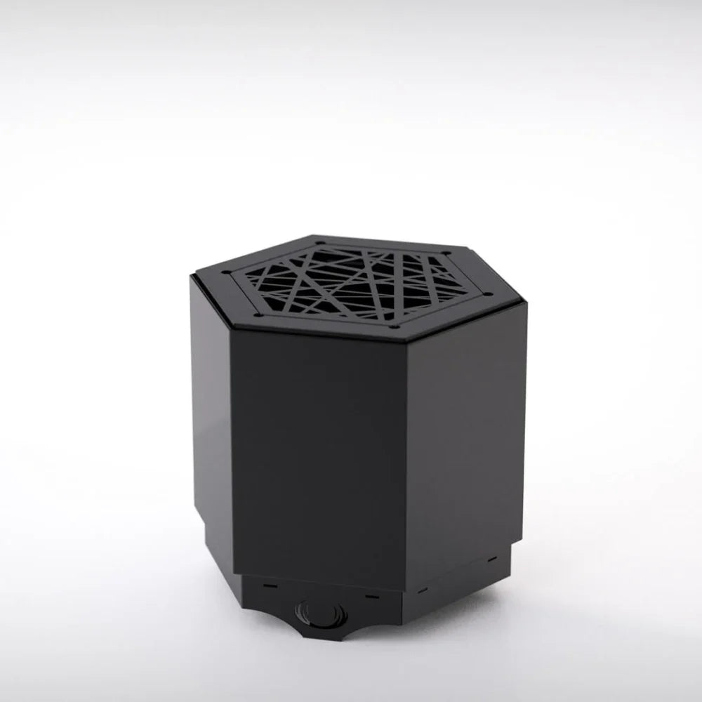 Pollen Hex Smokeless Fire Pit - Black