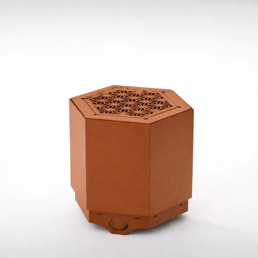 Pollen Hex Smokeless Fire Pit - Rust