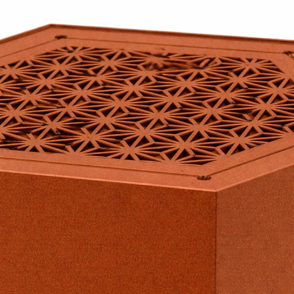 Pollen Hex Smokeless Fire Pit - Rust