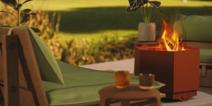 Pollen Hex Smokeless Fire Pit - Rust