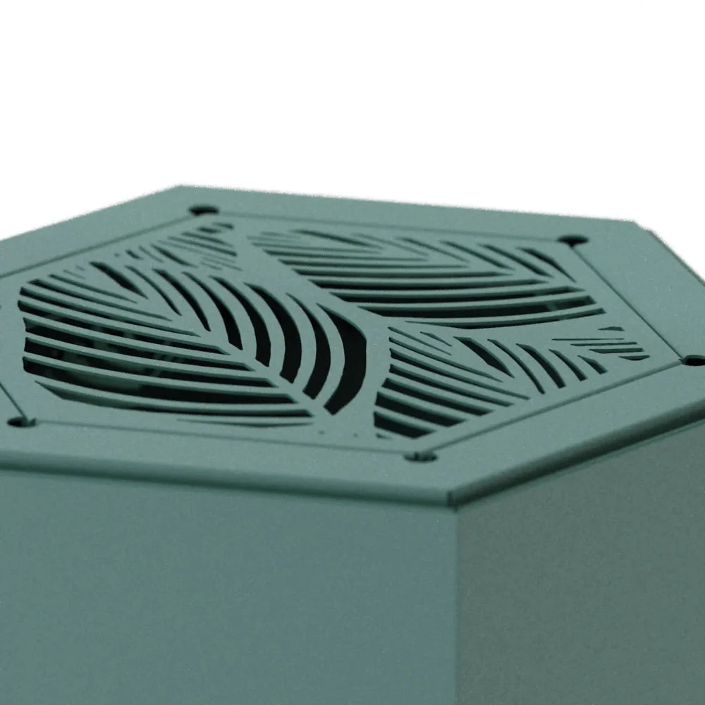 Pollen Hex Smokeless Fire Pit - Spruce Green