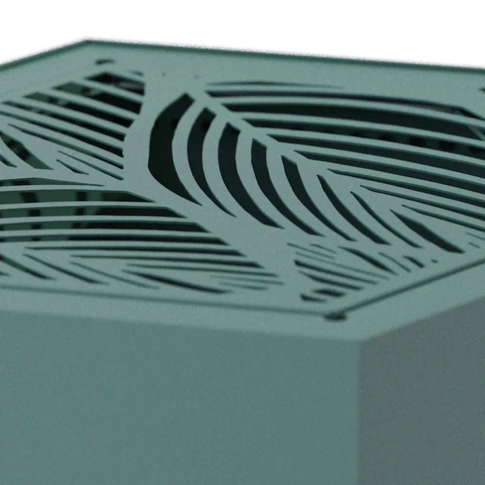 Pollen Hex Smokeless Fire Pit - Spruce Green