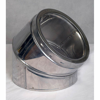 Flue Pipe 45 Degree Elbow (6")