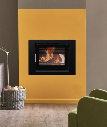 Hamco Helsinki 8 Cassette (Inset) Stove c/w Frame 7.5Kw